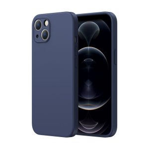 Apple iPhone 13 Pro Max Joyroom JR-BP952 2in1 Magsafe Husă din silicon lichid și folie de sticlă 0,33 mm 9H - Albastru