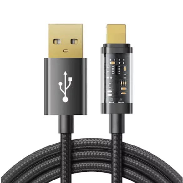 Cablu de date Joyroom S-UL012A12 2.4A Lightning 1.2M - negru