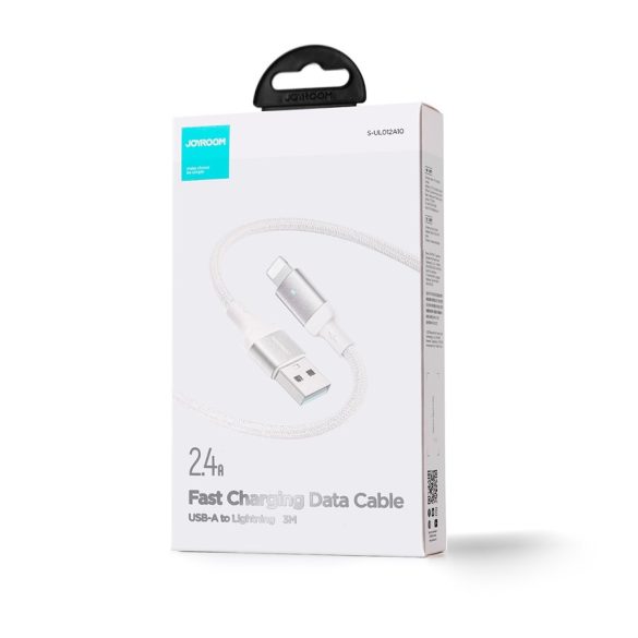 Cablu de date Joyroom S-UL012A10 2.4A Lightning 3M - alb