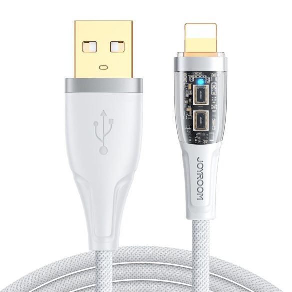 Cablu de date Joyroom S-UL012A3 2.4A Lightning 1.2M - alb