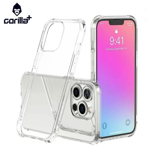 Apple iPhone 13 Gorilla+ Anti Shock TPU husă - Transparent