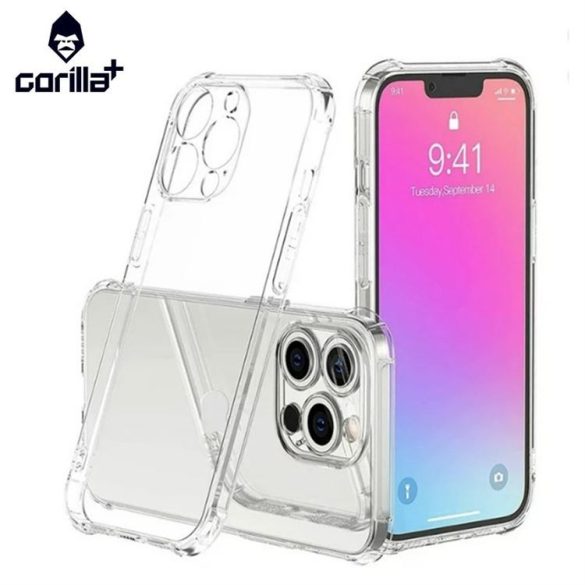 Samsung A70 Gorilla+ Anti Shock TPU husă - Transparent