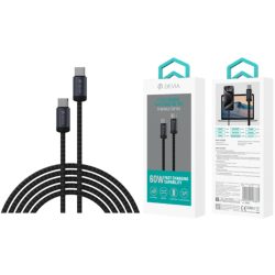   Cablu de date DEVIA EC646 Gracious PD 60W USB Type-C 1M - negru