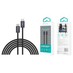   DEVIA EC652 Gracious PD 240W USB Type-C 1M cablu de date - negru