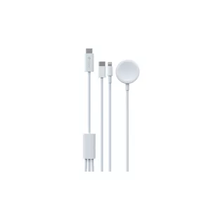 DEVIA EA520 Smart 3in1 Magnetic Wireless Apple iWatch Charger - Alb