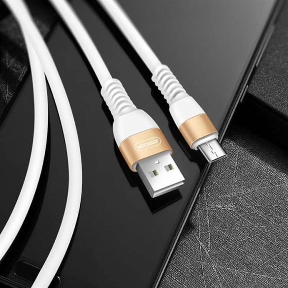 Cablu de date Joyroom JR-S318 Fast Data Micro USB 3M - Alb/Auriu