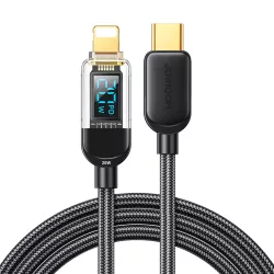   Cablu digital de date Joyroom S-CL020A4 PD Lightning 20W 1.2M - negru