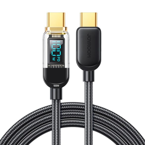 Joyroom S-CC100A4 PD USB Type-C 100W 1.2M cablu de date digitale - negru