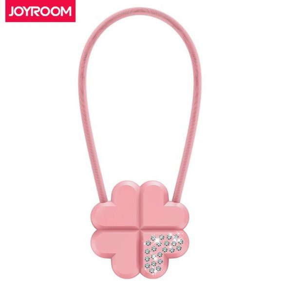 Cablu de date Joyroom S-L125 Lucky Clover Micro USB 0,2M - Roz