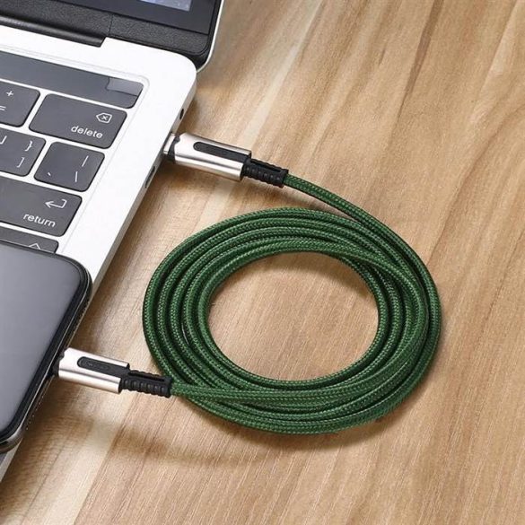 Cablu de date Joyroom S-M409 Knight PD 3A 1.2M MFI - verde