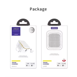   Joyroom L-A12S 2.4A 1xUSB încărcător de rețea + cablu de date Lightning 1M - alb