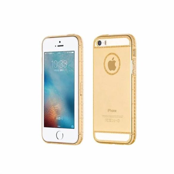 HUSĂ! - Apple iPhone 6/6s HOCO Ice Crystal Soft TPU - Aur