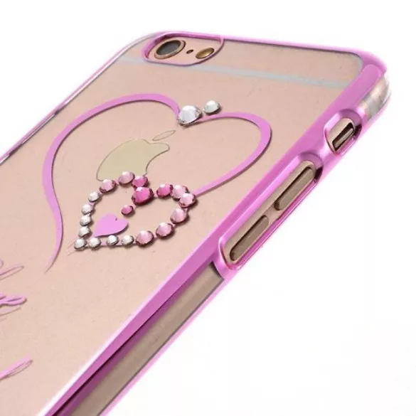 HUSĂ! - Husa din spate KAVARO Swarovski LOVE Apple iPhone 6/6s Plus - Eternal Pink