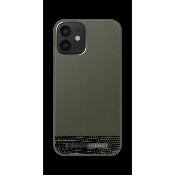 HUSĂ! - iDeal of Sweden Husă din piele pentru iPhone 13 Mini - verde închis