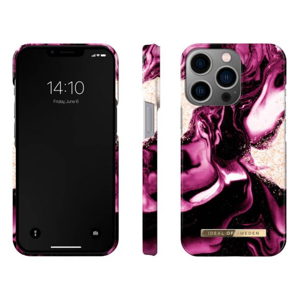 HUSĂ! - iDeal of Sweden iPhone 14 Pro Back Cover - Bordeaux