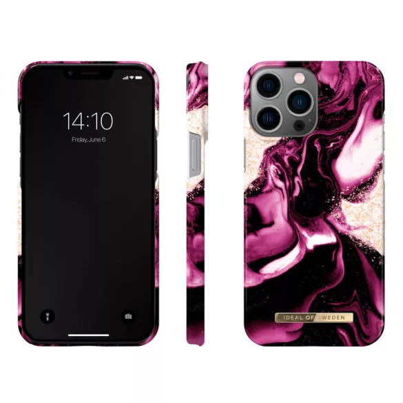 HUSĂ! - iDeal of Sweden iPhone 14 Pro Max Back Cover - Bordeaux