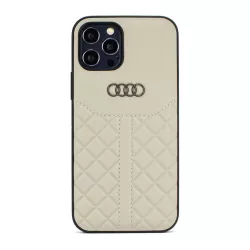 HUSĂ! - Apple iPhone 12 Mini Audi Back Cover - Bej