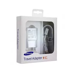   Samsung EP-TA20EWE 2.0A Adaptor pentru încărcător adaptiv AC + cablu de date Micro USB - Alb
