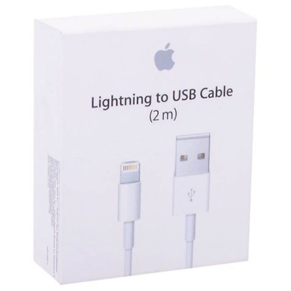 Apple MD819ZM/AM Cablu de date Lightning 2M - alb
