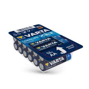 Baterii pentru creioane VARTA Longlife Power Alkaline AA - 12 baterii per pachet
