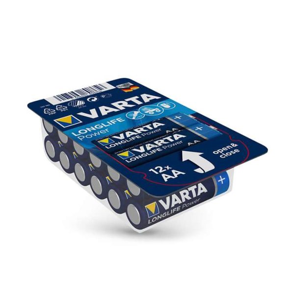 Baterii pentru creioane VARTA Longlife Power Alkaline AA - 12 baterii per pachet