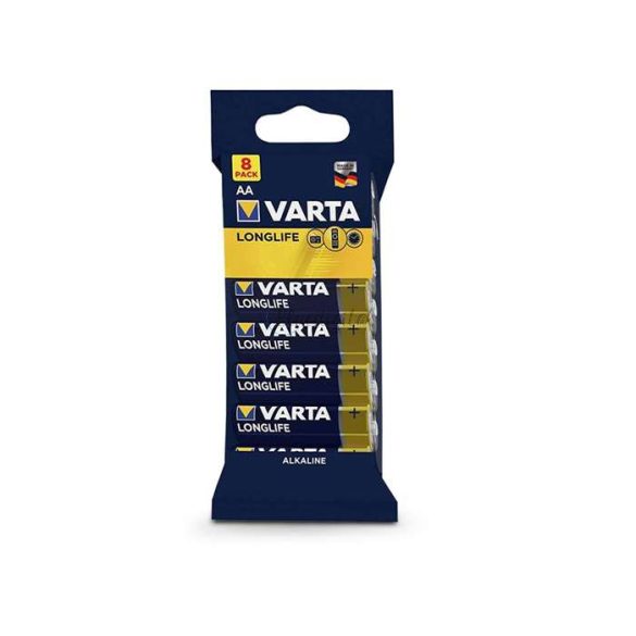 Baterie de creion VARTA Longlife Alkaline AA - 8 buc/pachet